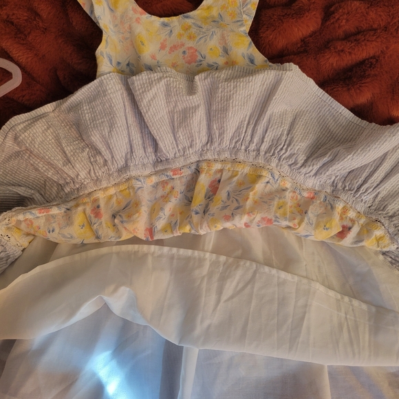 Tommy Bahama Yellow and White Floral Kids Dress - Picture 7 of 9